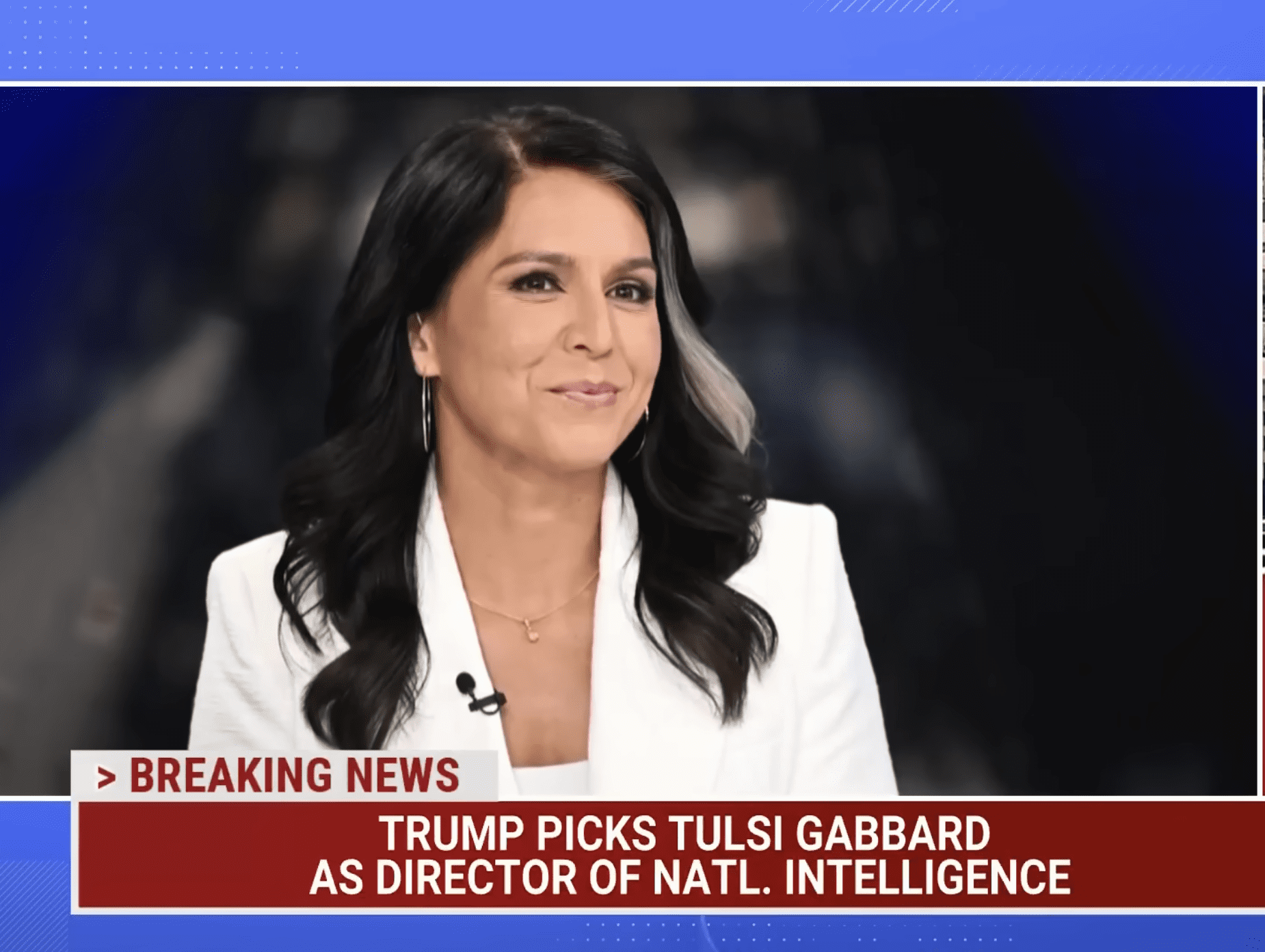 Tulsi Gabbard Head of National Intelligence